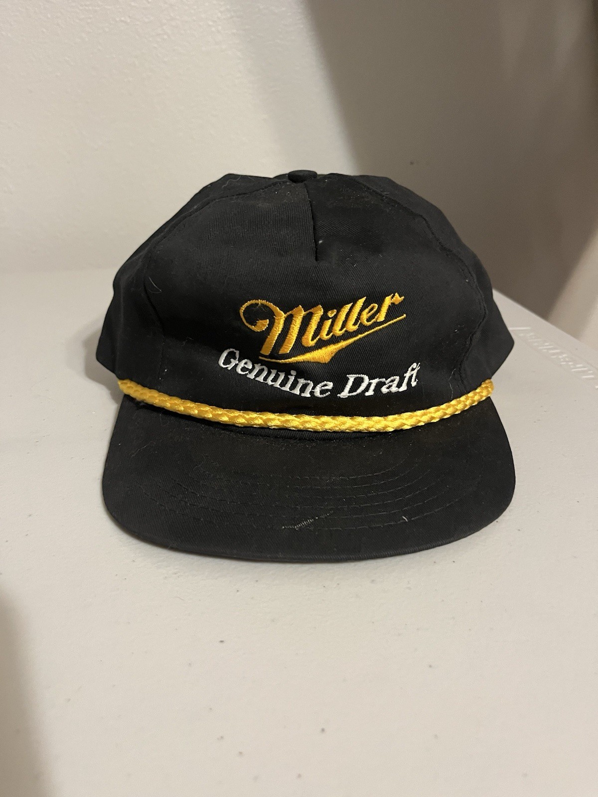 Miller Genuine Draft Original Beer Rope Vintage Hat