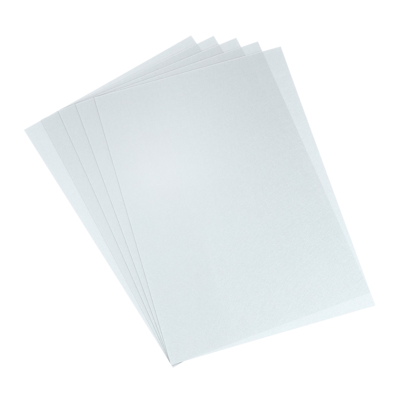 5 Pcs Shrink Plastic Sheets, 8x12 Inch Shrink Films Paper, Silver