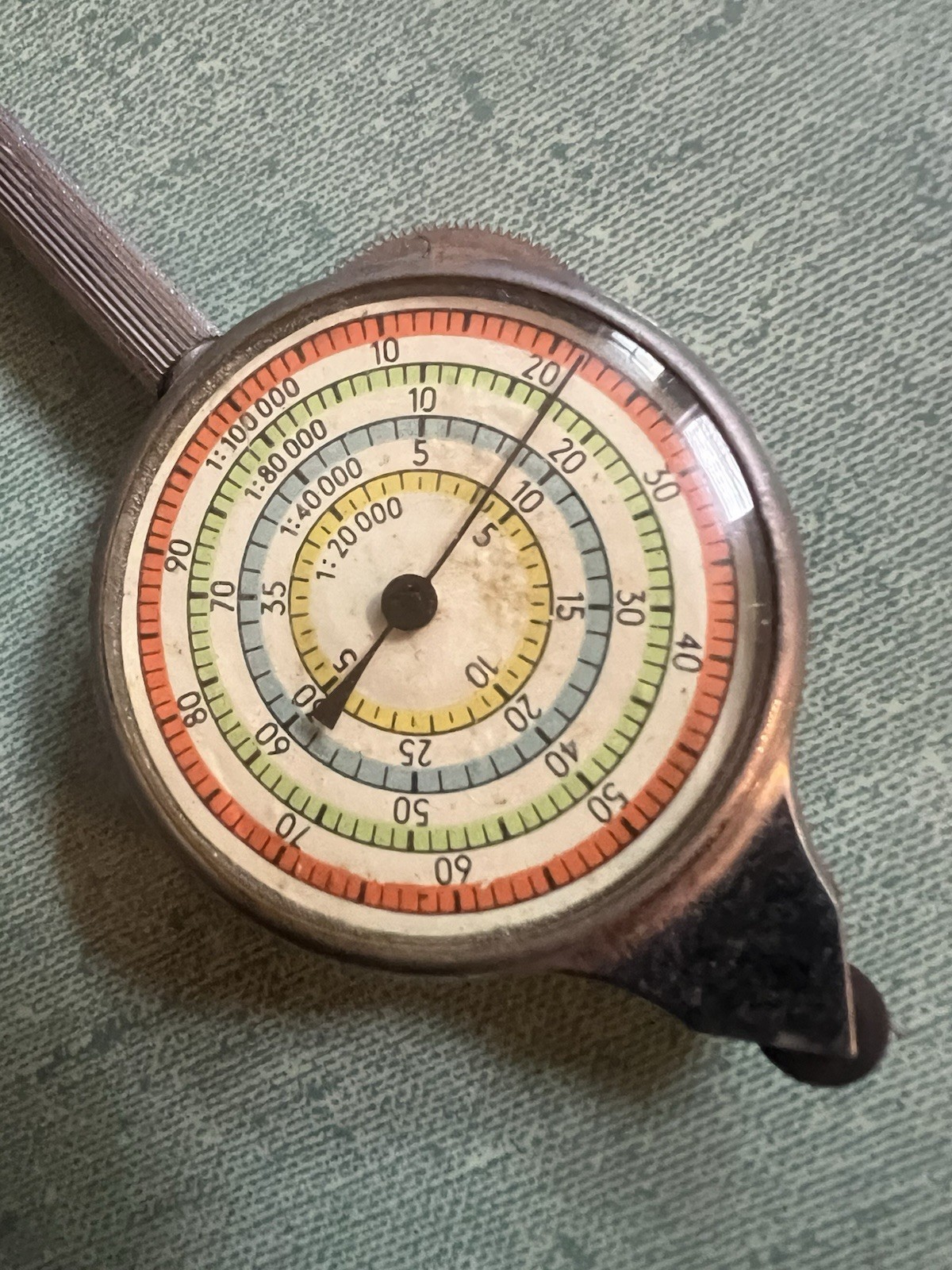 Vintage Opisometer Curvimeter Map Measuring Drafting Instrument Germany