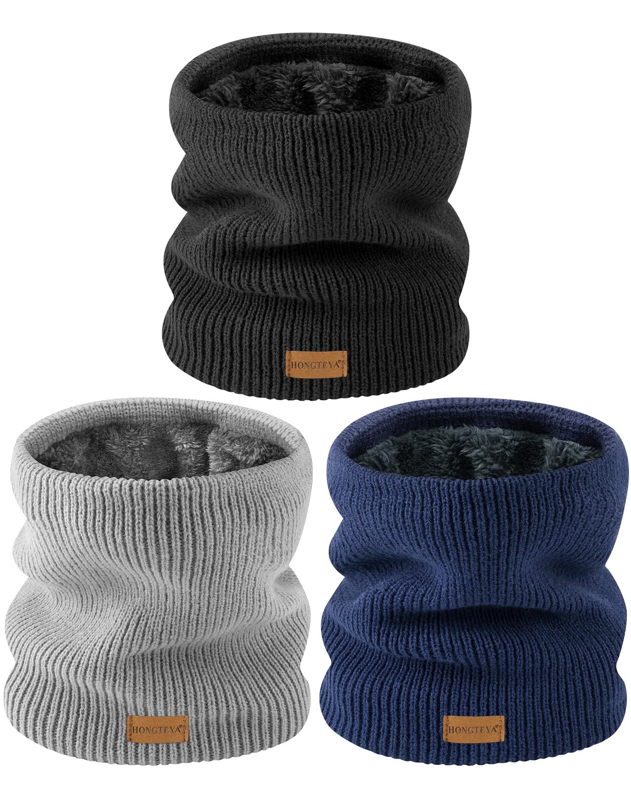 Neck Gaiters for Men, Winter Neck Warmer Face for Men & Women,Thick Windproof...