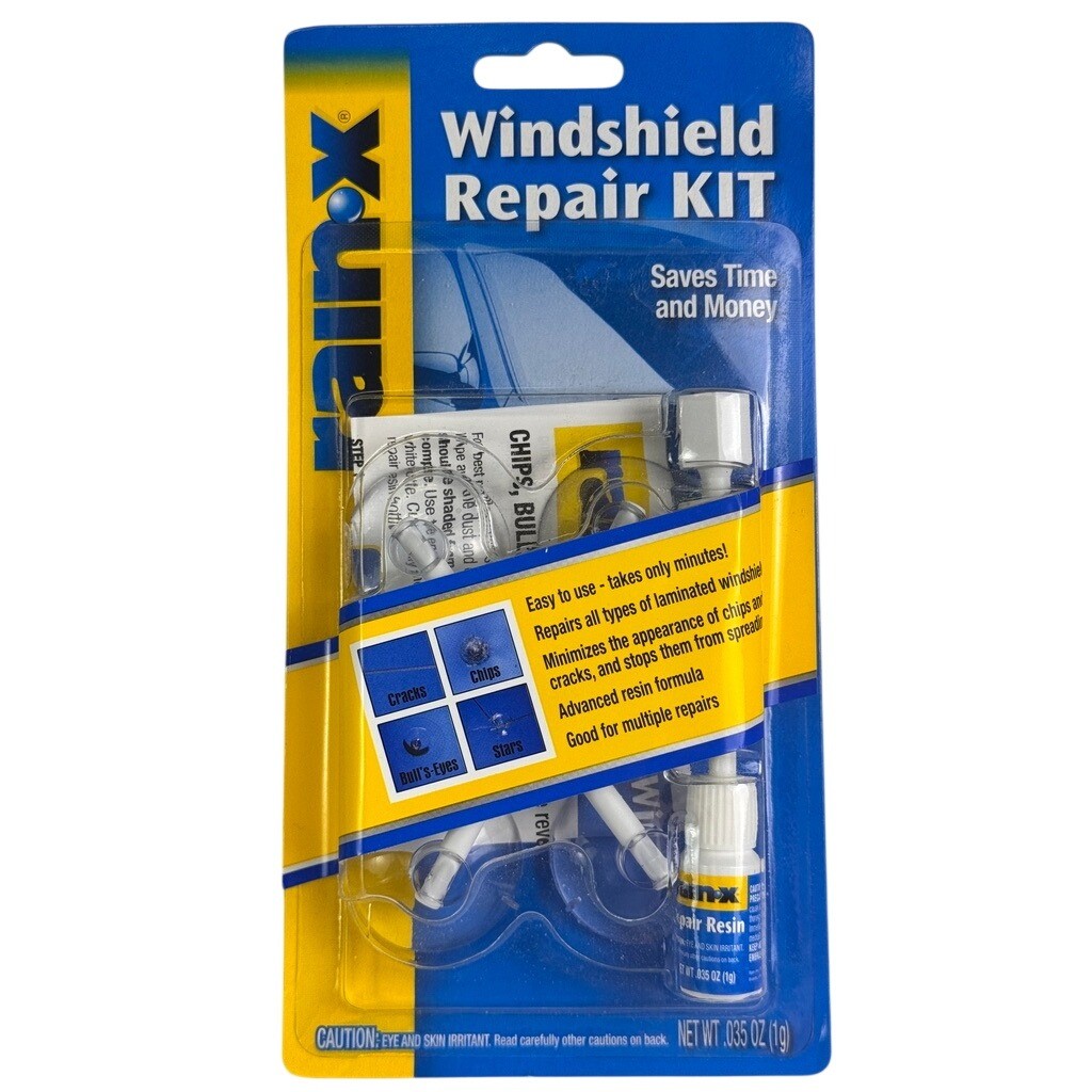 RainX Windshield Repair Kit Chips Cracks Save Time Money