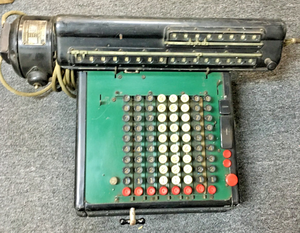 Monroe Calculating Machine, VINTAGE, USA, UNTESTED Register