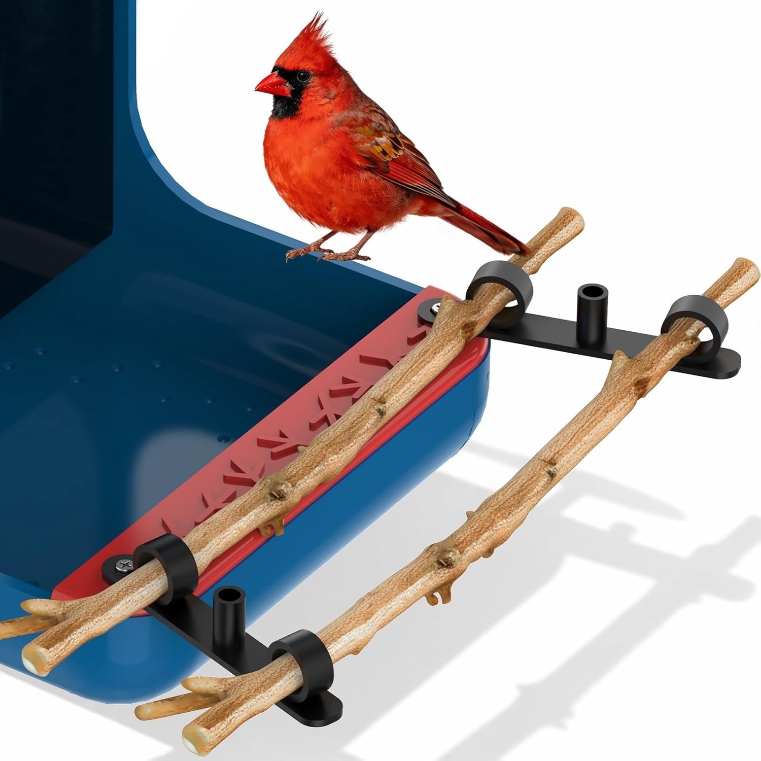 Metal Perch Extender Designed for Bird Buddy Feeder – DIY Natural Branch Holder