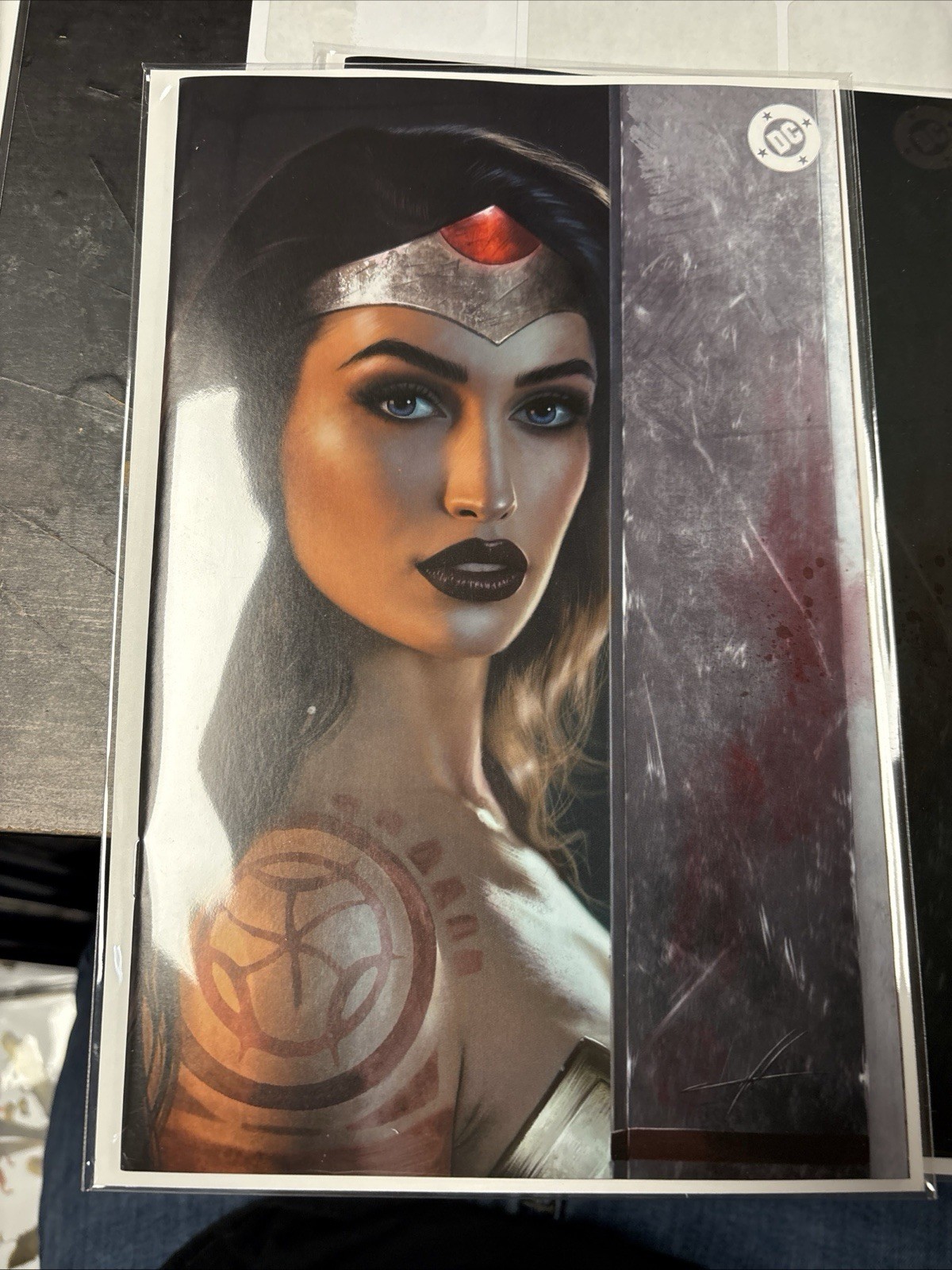 🔥 ABSOLUTE WONDER WOMAN #17 CARLA COHEN 616 Virgin FOIL Variant C LTD 1000