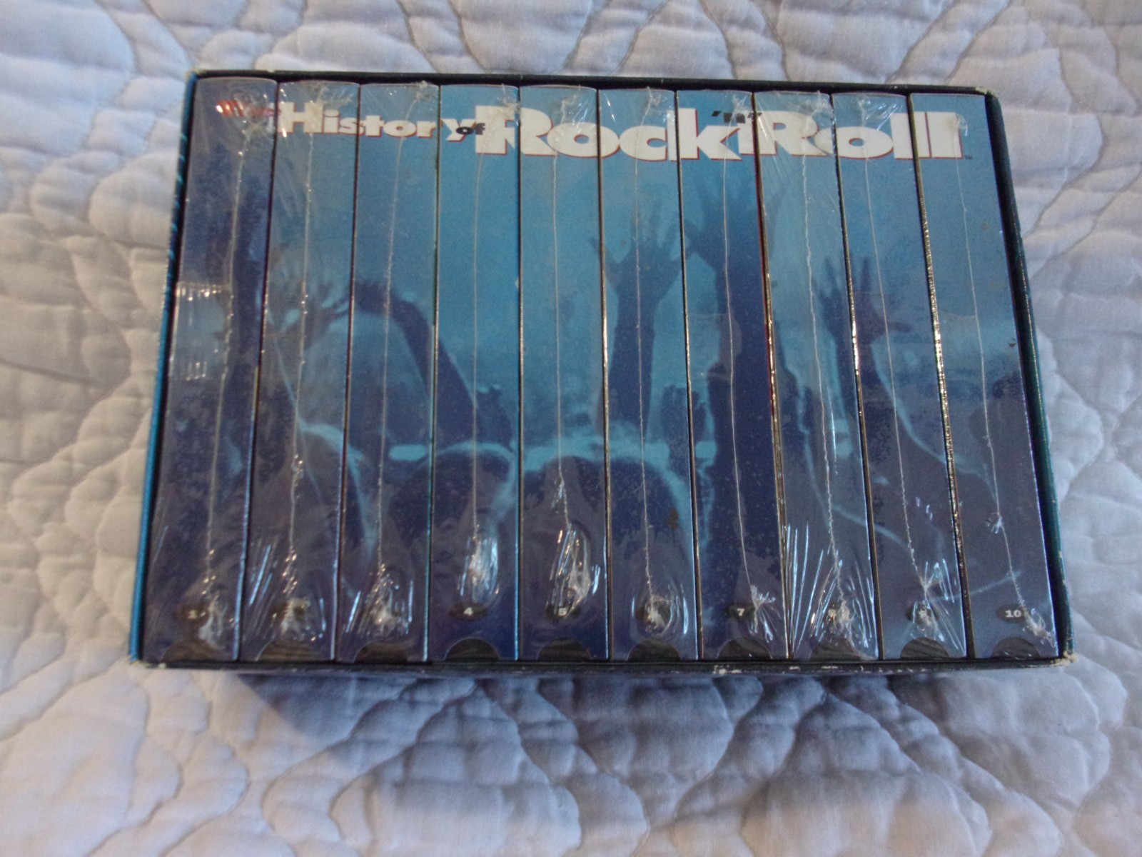 THE HISTORY OF ROCK N ROLL 10 VHS BOX SET NEW DOCUMENTARY ELVIS BEATLES PUNK R&B