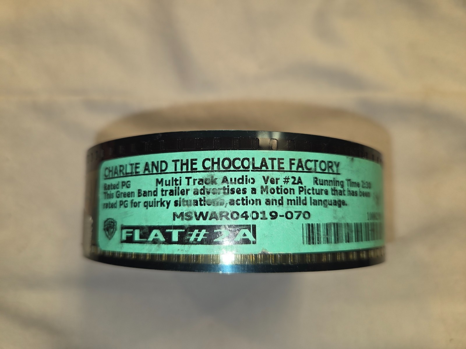 📽️ Charlie and the Chocolate Factory (2005) 35mm Movie Film Trailer Tim Burton