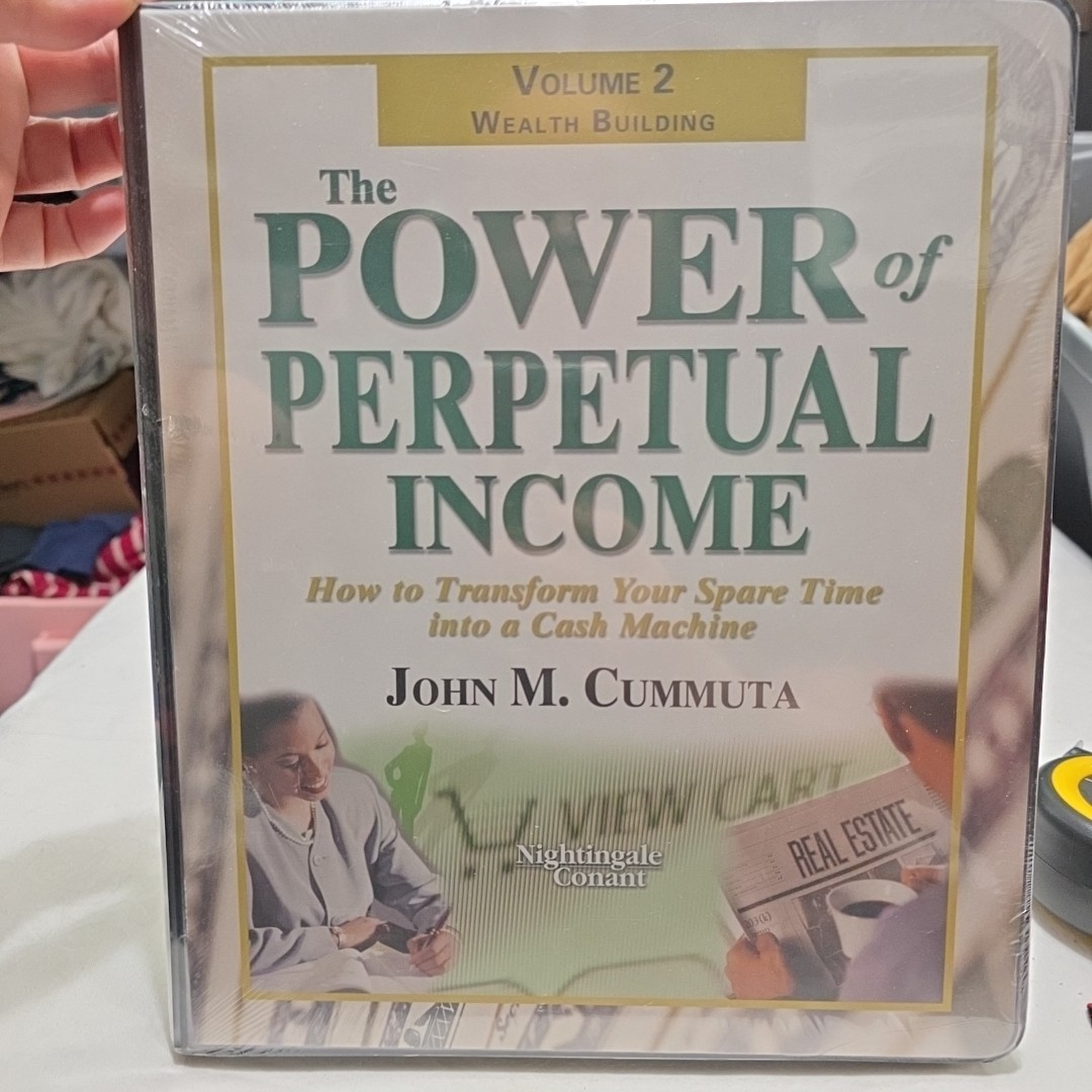 The Power of Perpetual Income John Cummuta Nightingale Conant Vol 2 (new/sealed)