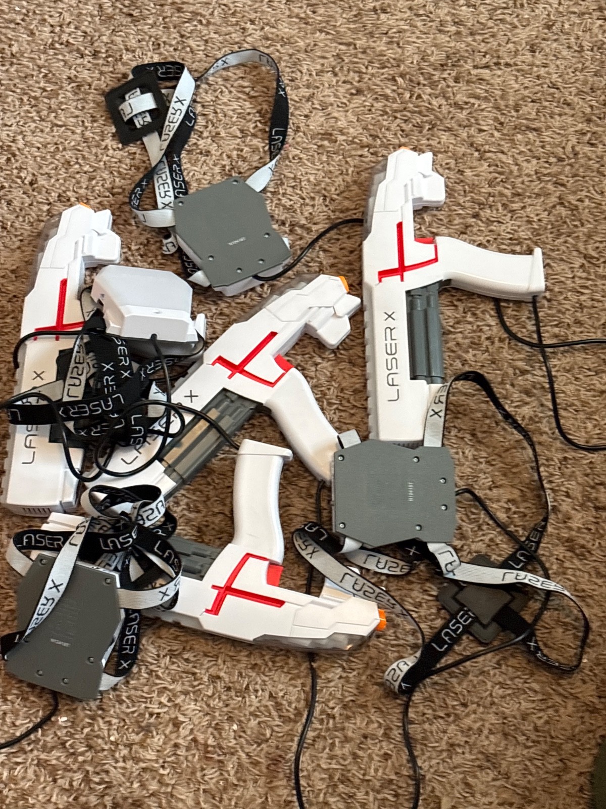 Lot of 4Laser X Revolution Blaster Toy Game Electronics TESTED WORKS