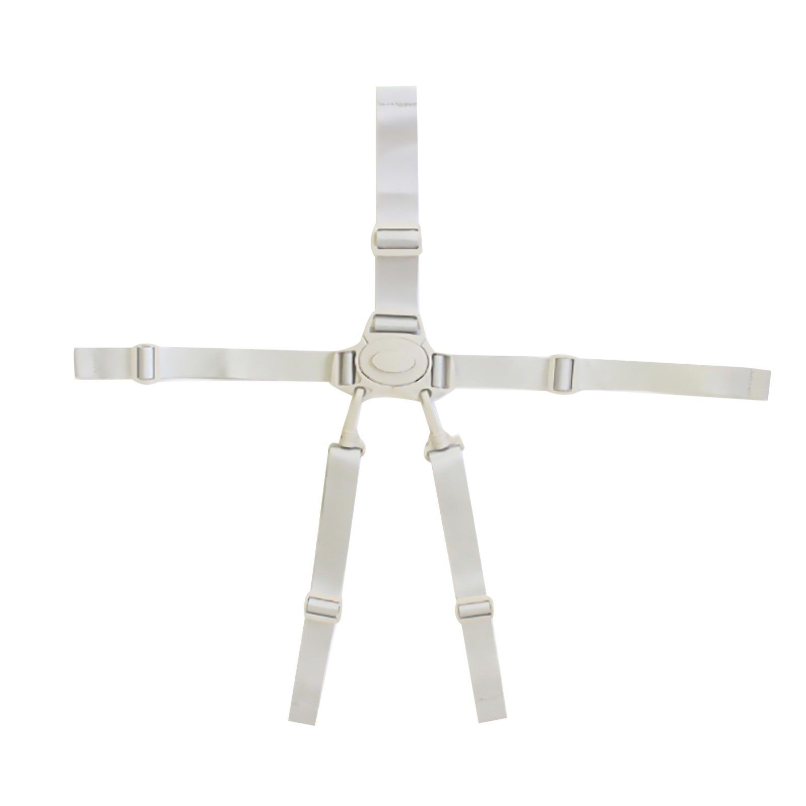 Baby Seat Belt 5 Point Harness Safe Belt For Stroller High Chair White