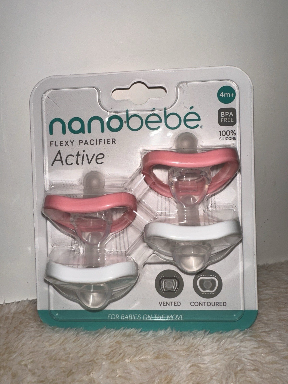 Nano Bebe Flexible Pacifier 4 Pack