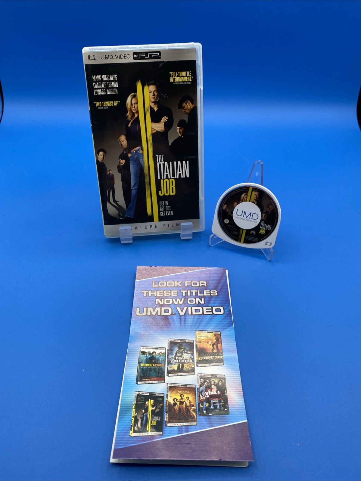 The Italian Job UMD Movie Video PSP 2005 Film Widescreen PG13 PlayStation 