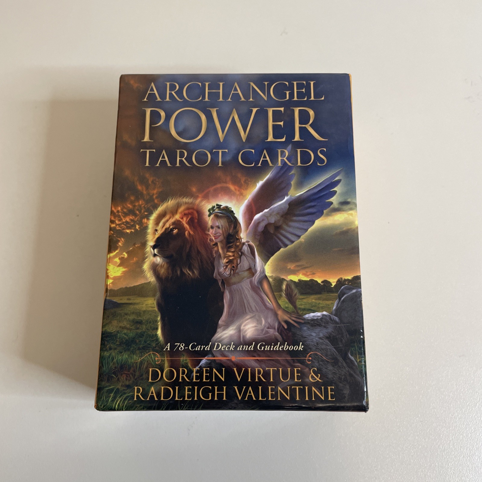 Archangel Power 78 Tarot Card Deck & Guidebook Excellent Condition Complete