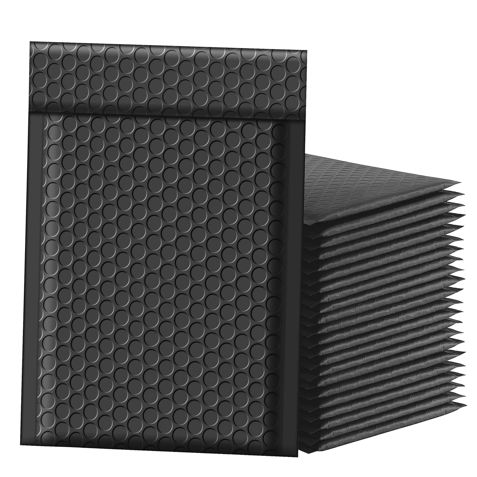 Bubble Mailers 4x8 Inch 50pc Black Bags, Chic Packaging Bags For Small Busine...