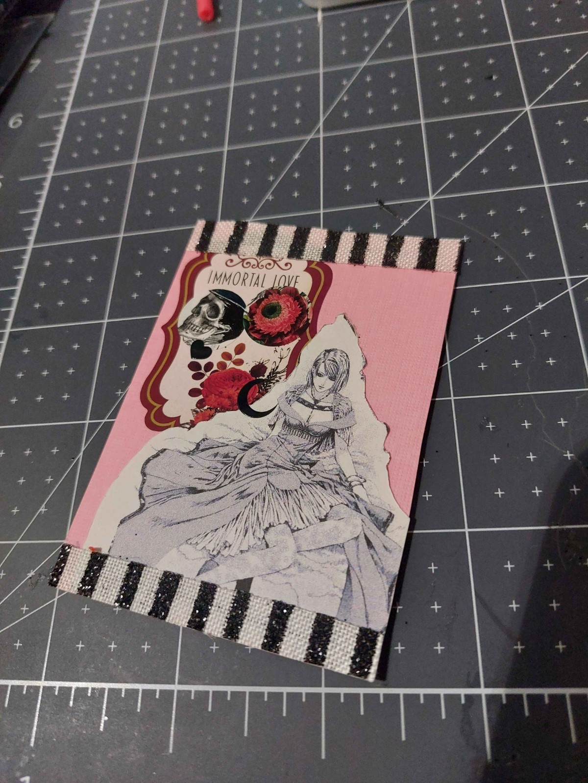 ACEO anime multi media  art card artist trading card