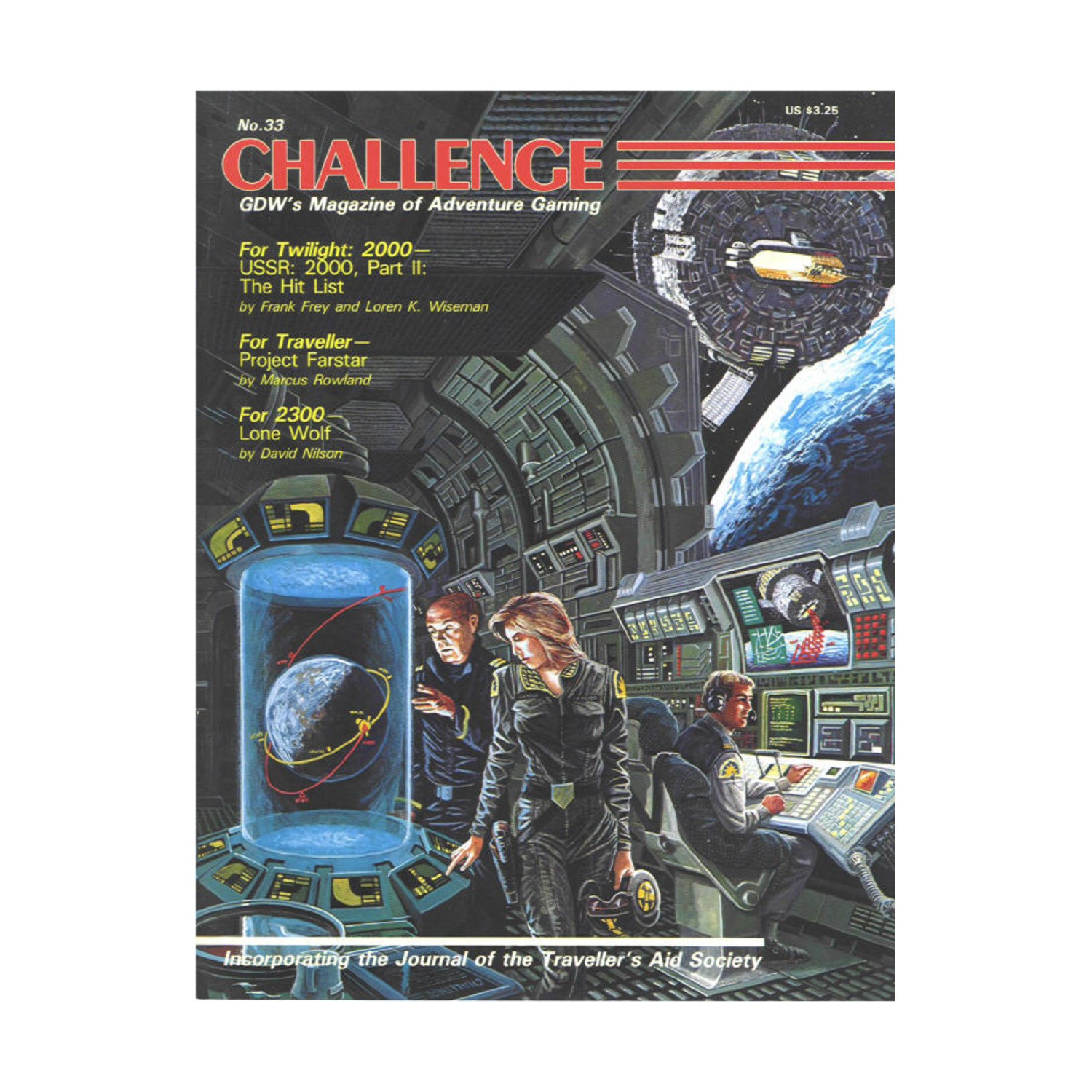 GDW Challenge Mag #33 "Traveller, Twilight - 2000, 2300 - Lone Wolf" Mag EX