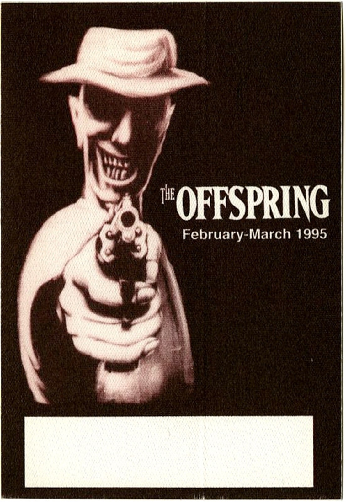 The Offspring 1995 Smash Concert Tour All Access Backstage Pass
