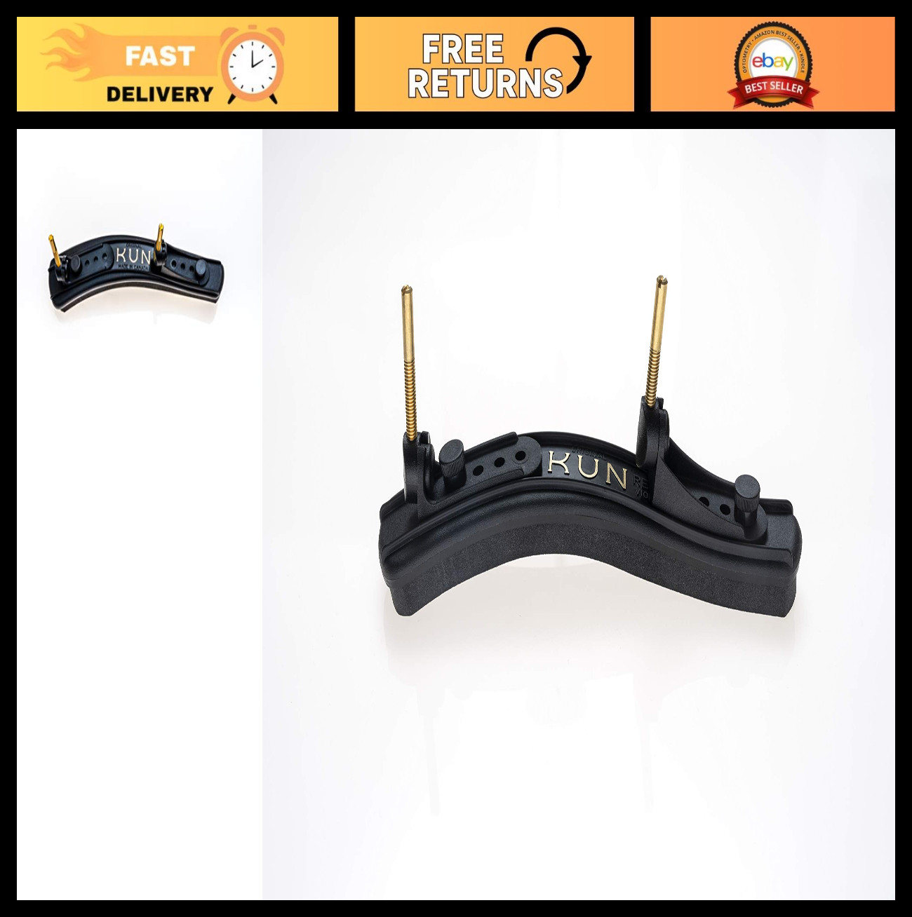 Adjustable Shoulder Rest for Yamaha SV-100/130 Violins - Comfortable & Ergonomic