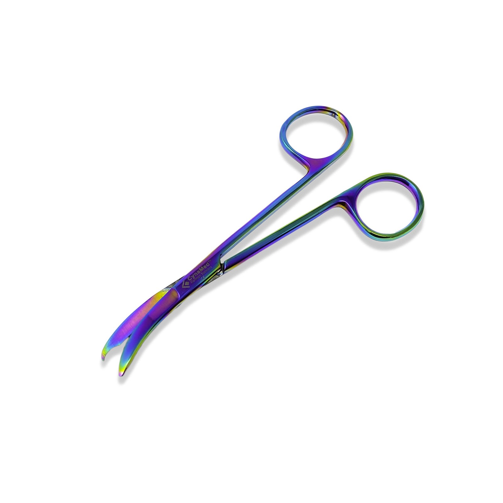 Suture Stitch Scissors with Multicolor/Rainbow Titanium Coating - Premium Qua...