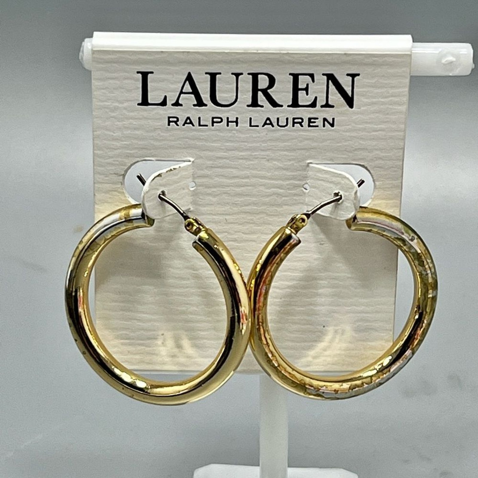 Lauren Ralph Lauren Gold Hoop Earrings