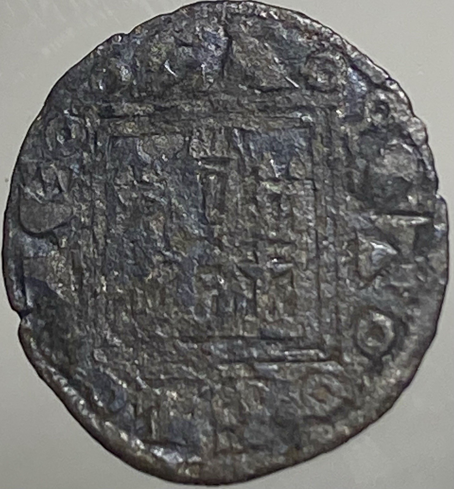 King Alfonso the Wise Coin 1281 Scarce Medieval Kingdom Of Castile And Leon Obol