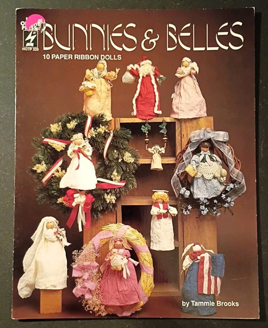 Hot Off the Press Bunnies & Bells, 10 Paper Ribbon Dolls, T. Brooks