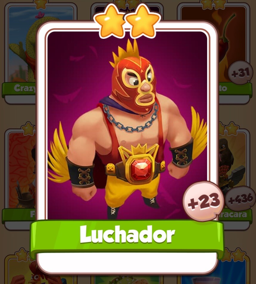 coin master Luchador card