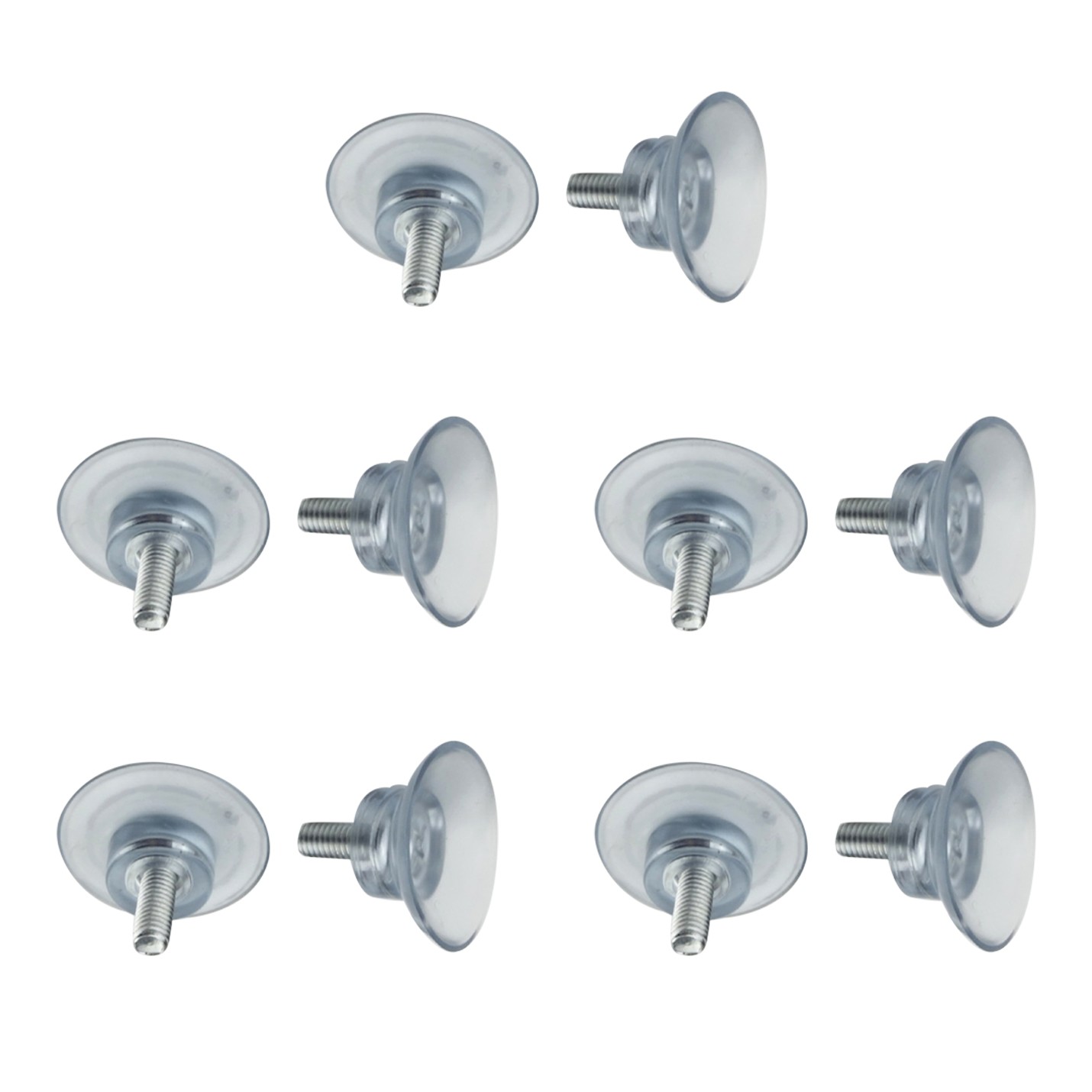 10PACK Strong Suction Cup For Home Furniture Glass Table Top w/ M6 M8 Screw B