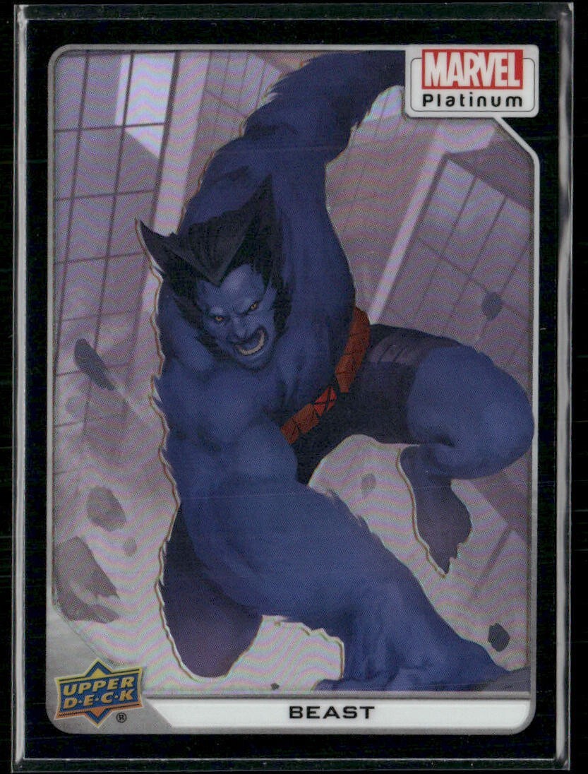 2023 Upper Deck Marvel Platinum Black Rainbow #75 - Beast