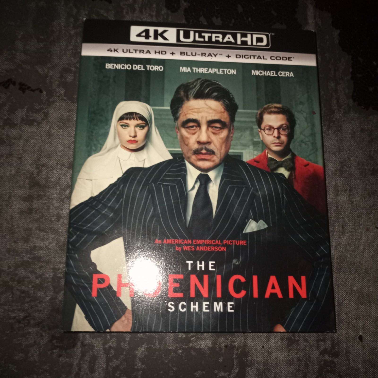 The Phoenician Scheme 4k Blu Ray Slipcover Only (No Disc)