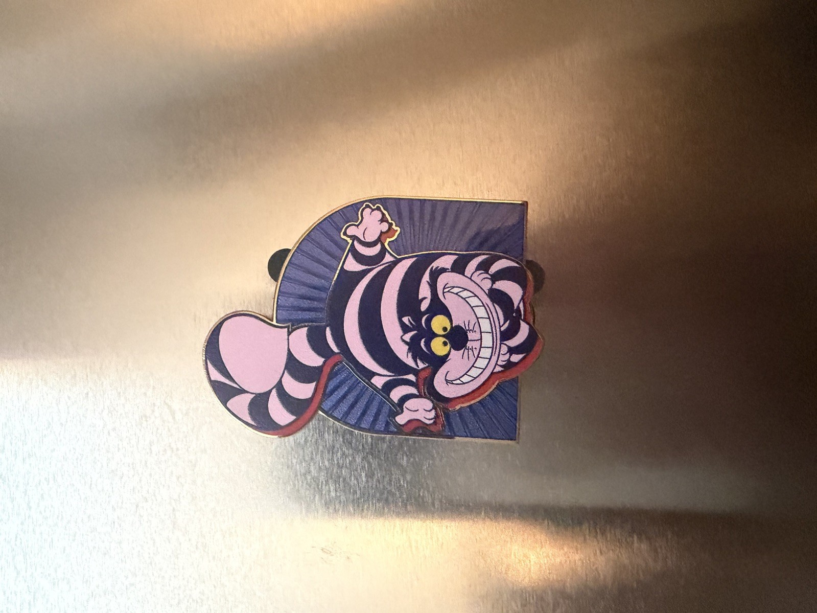 2025 Disney D23 Gold Member Exclusive Cheshire Cat Alice in Wonderland Pin