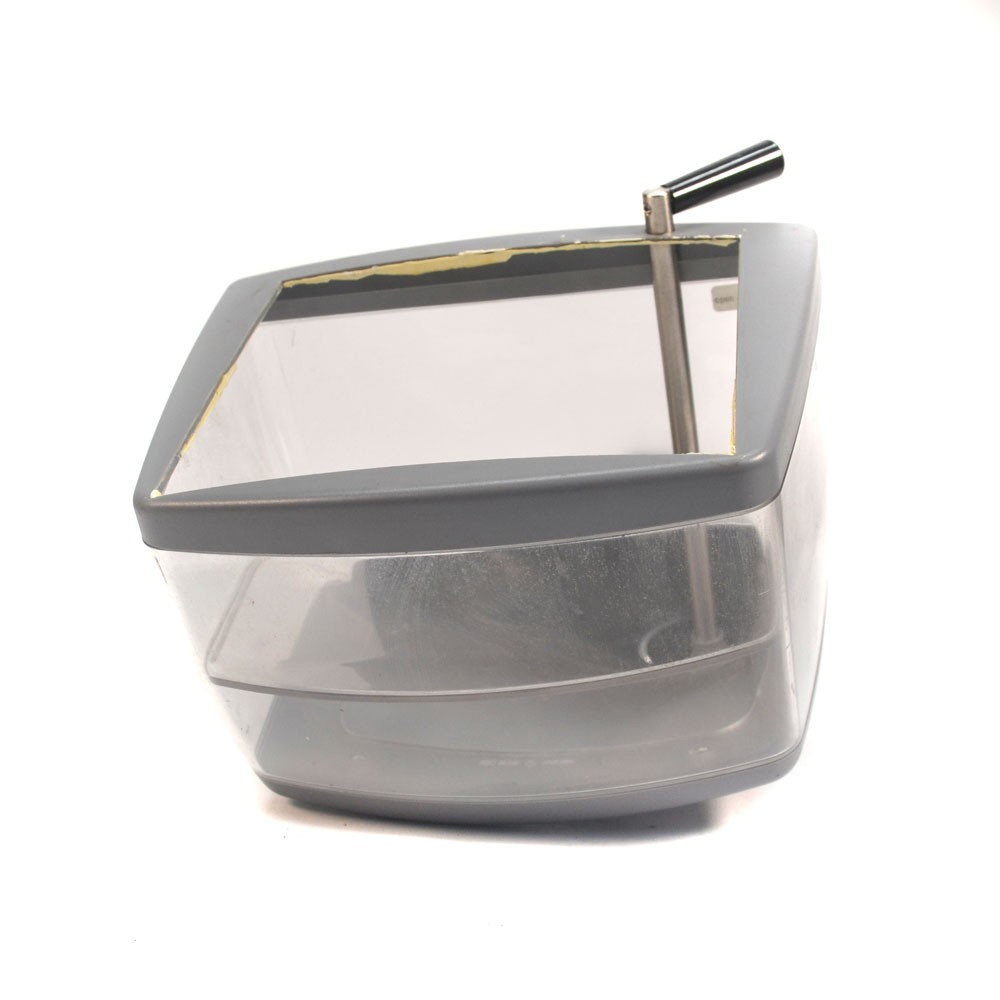 Eversys 100579 E'line Coffee Bean Hopper Complete w/ Plastic Ramp & Cut Lid Rear