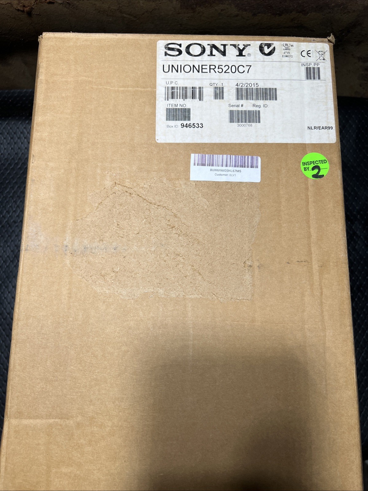 Sony UNIONER520C7 720x480 100Base-TX Outdoor Network Surveillance Camera