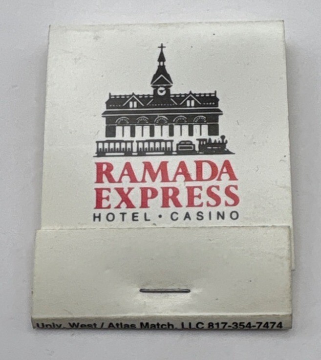 Ramada Express Hotel Casino Matchbook Vintage Matches Laughlin NV