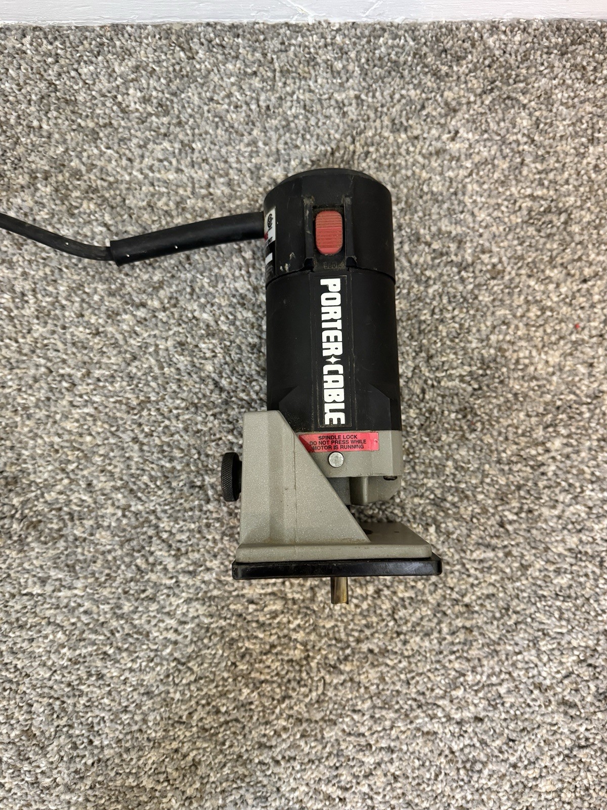 Porter Cable 7301 HD Laminate Trimmer Router 7309 Base TESTED WORKING USA