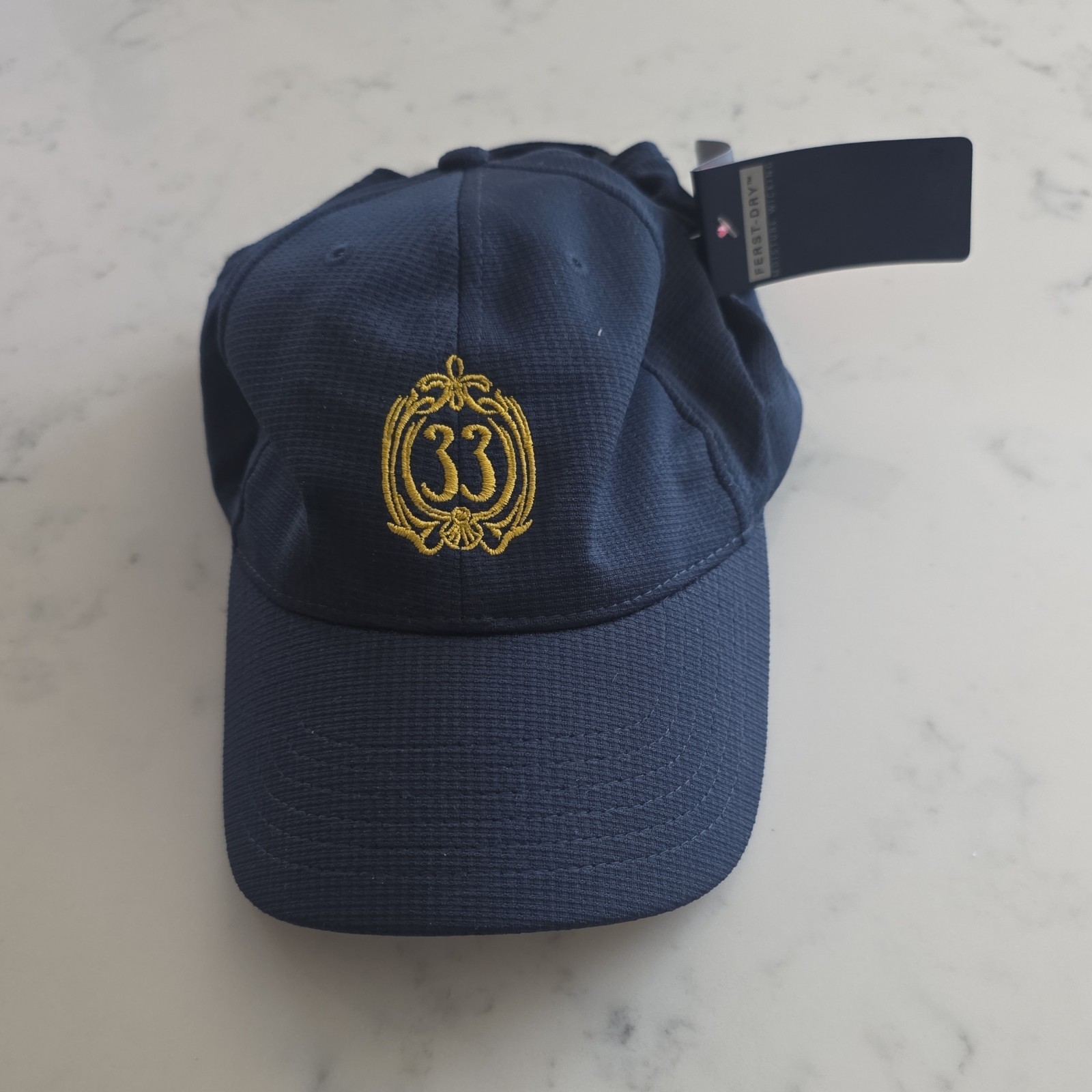 NEW WITH TAGS CLUB 33 Disney Theme Park Navy Moisture Wicking.Hat