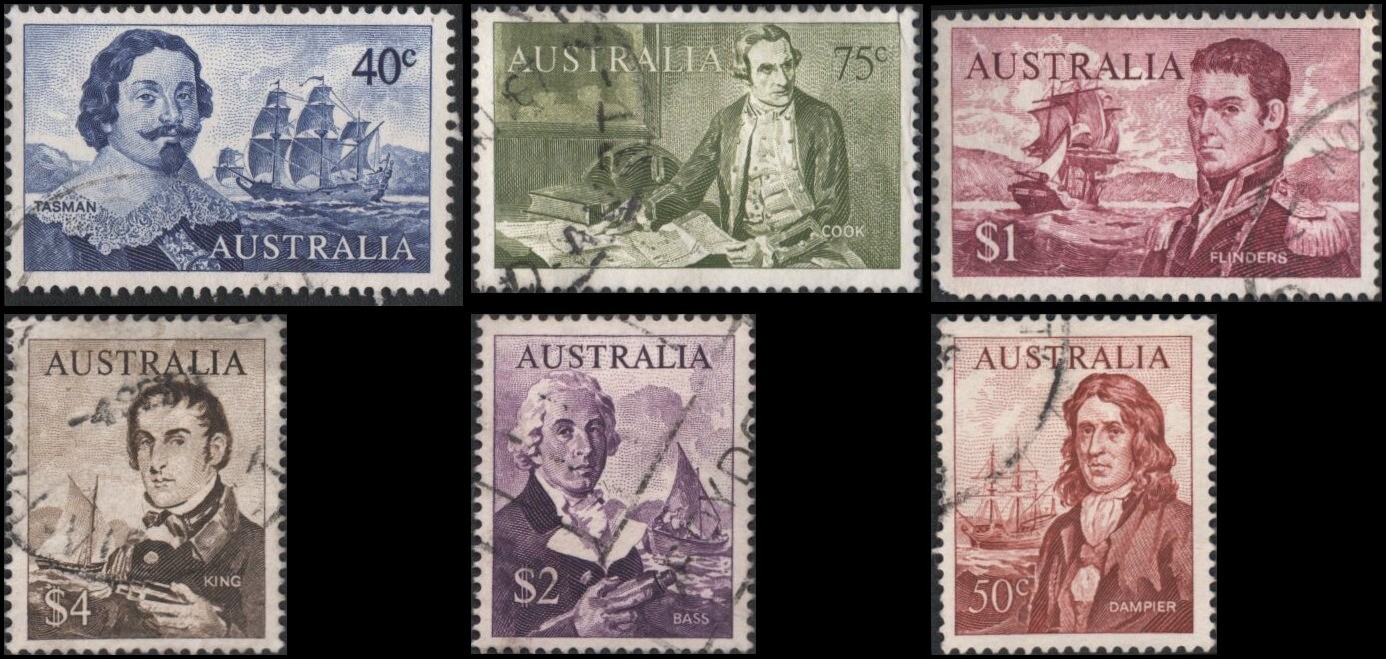 Australia #412-417 Used