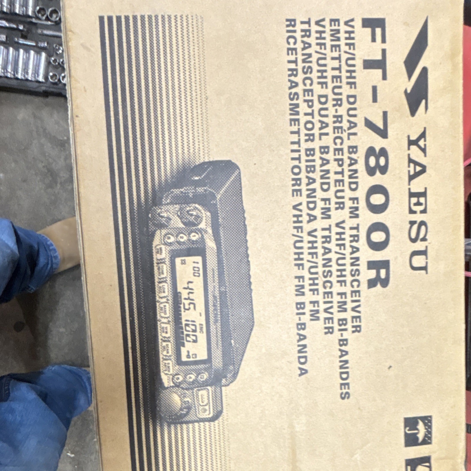 Yaesu FT-7800R Dual Band VHF/UHF FM Ham Radio Transceiver Black