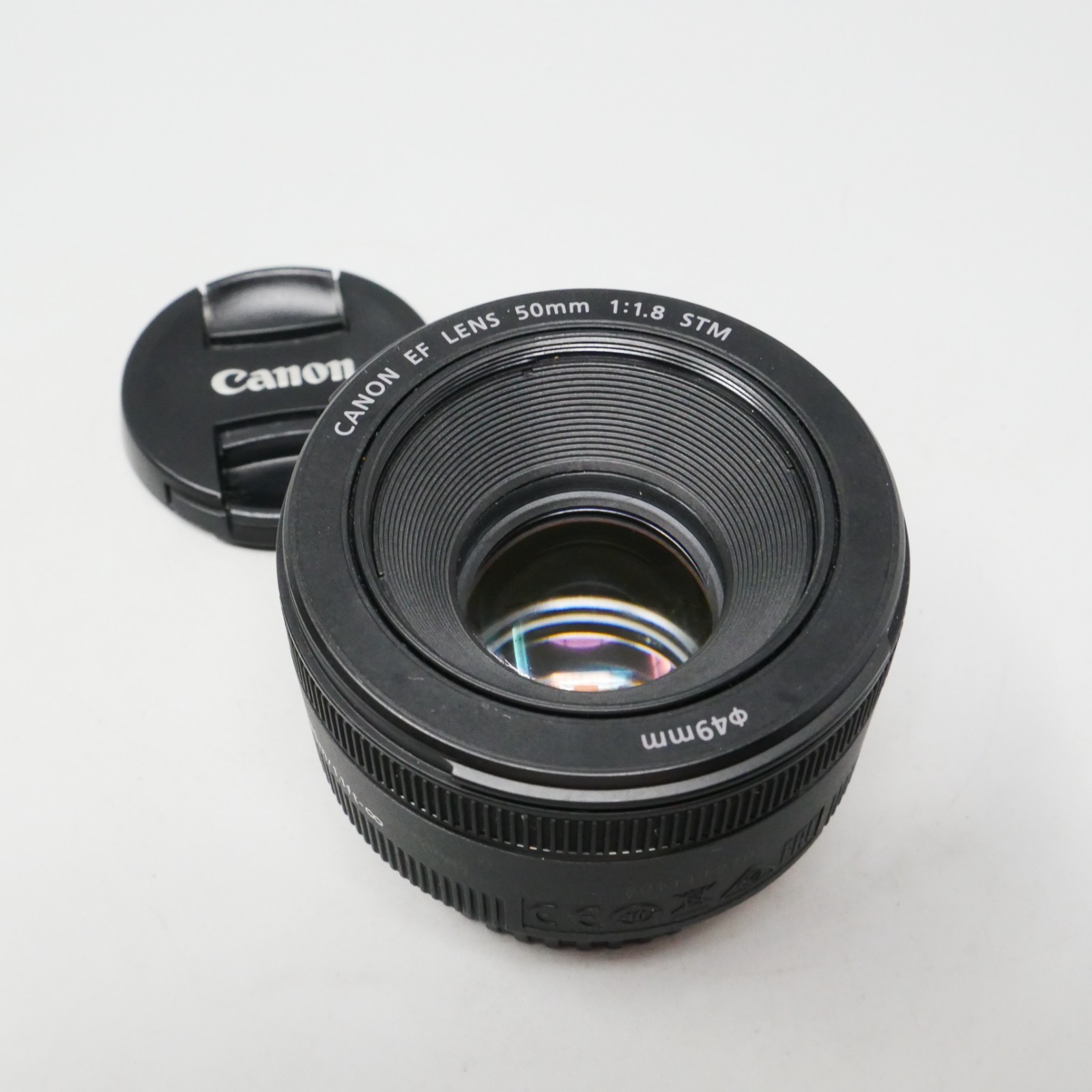 Canon EF 50mm f/1.8 STM Lens -- plus Caps