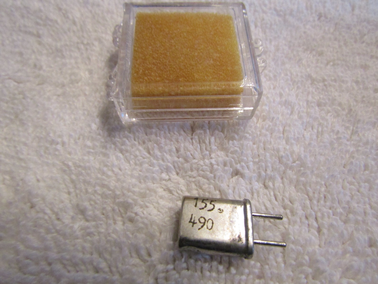 Vintage Scanner Crystal Allied Radio Shack Realistic Regency 155.49 with Case