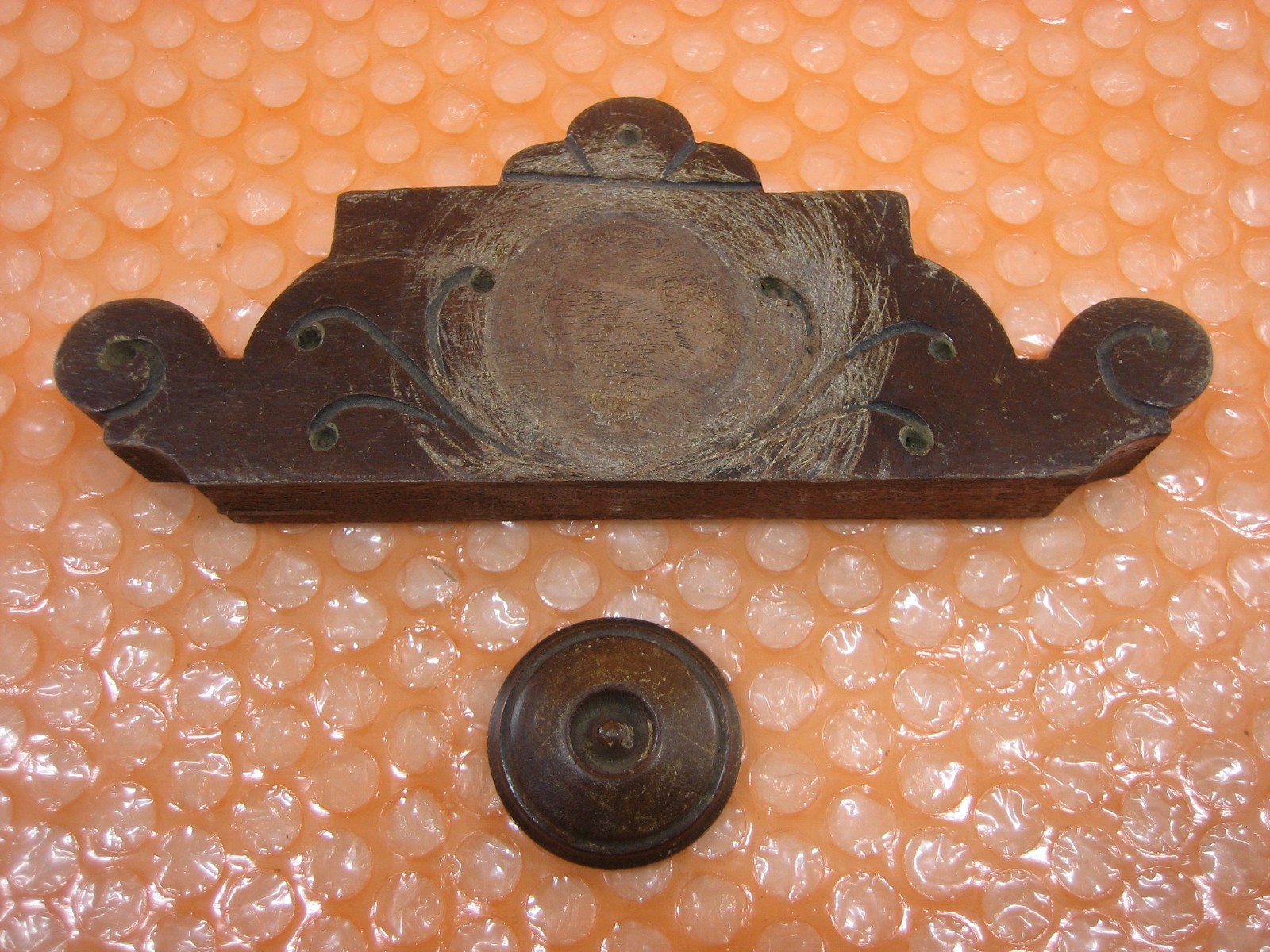 Vintage Wood Cabinet Crown