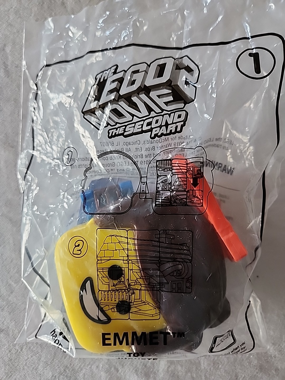 2019 McDonalds  Happy Meal Toy - The LEGO Movie 2 - Emmet #1