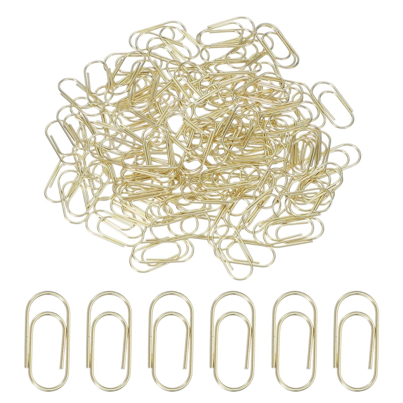 100 Pieces Of Staples, Small And Cute Mini Shape Staples, 15mm, Gold