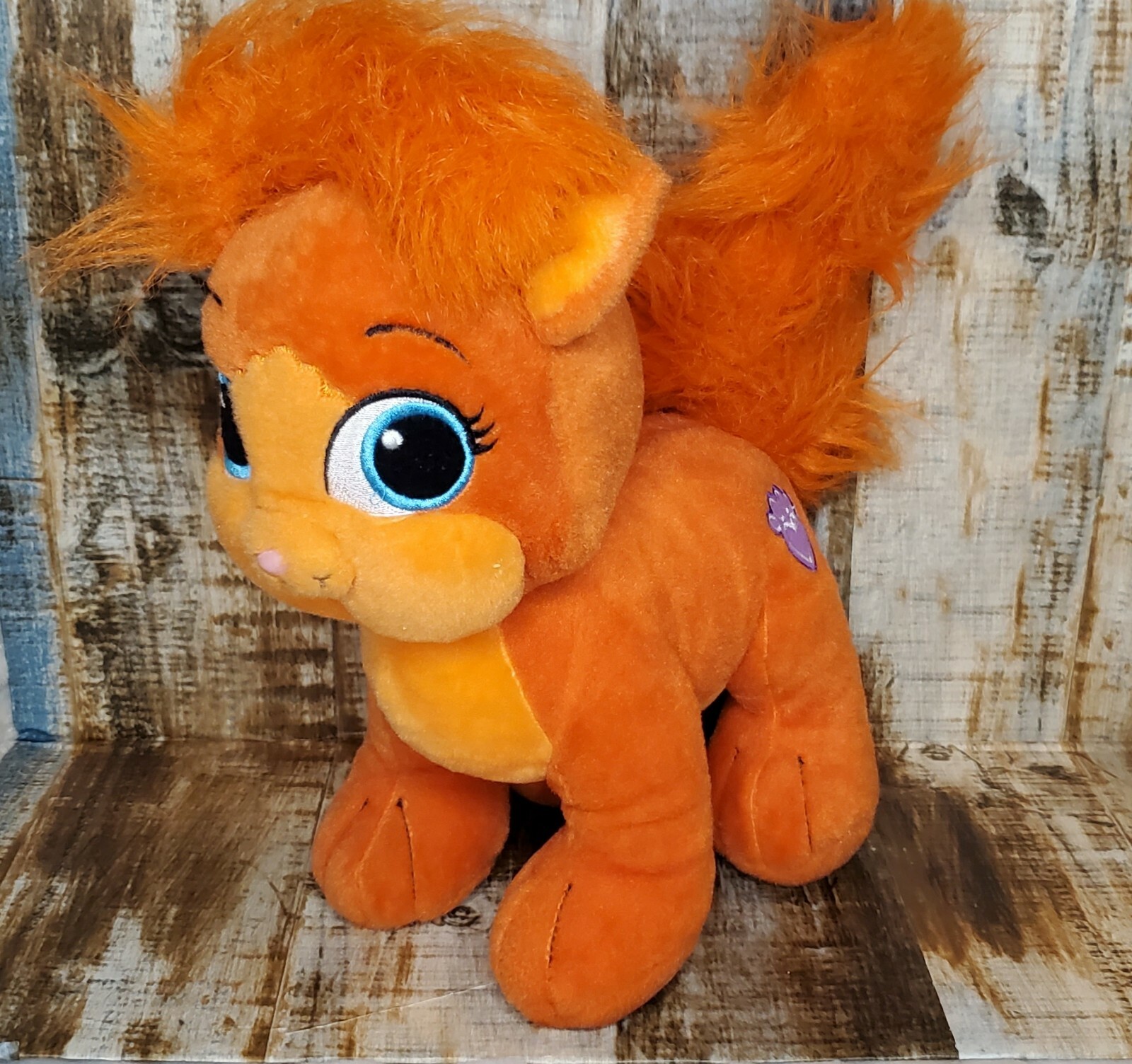 Disney Princess Ariel Palace Pets Orange Kitten Cat 13” Plush Toy Build a Bear