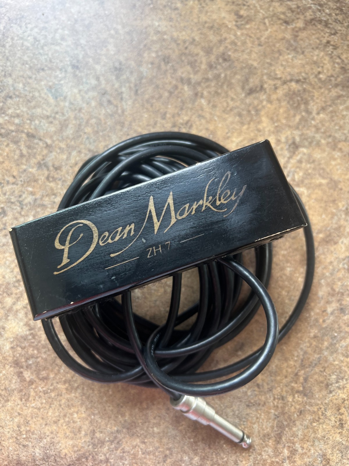 Dean Markley ZH-7 Passive Soundhole Pickup Black for Acoustic Guitar