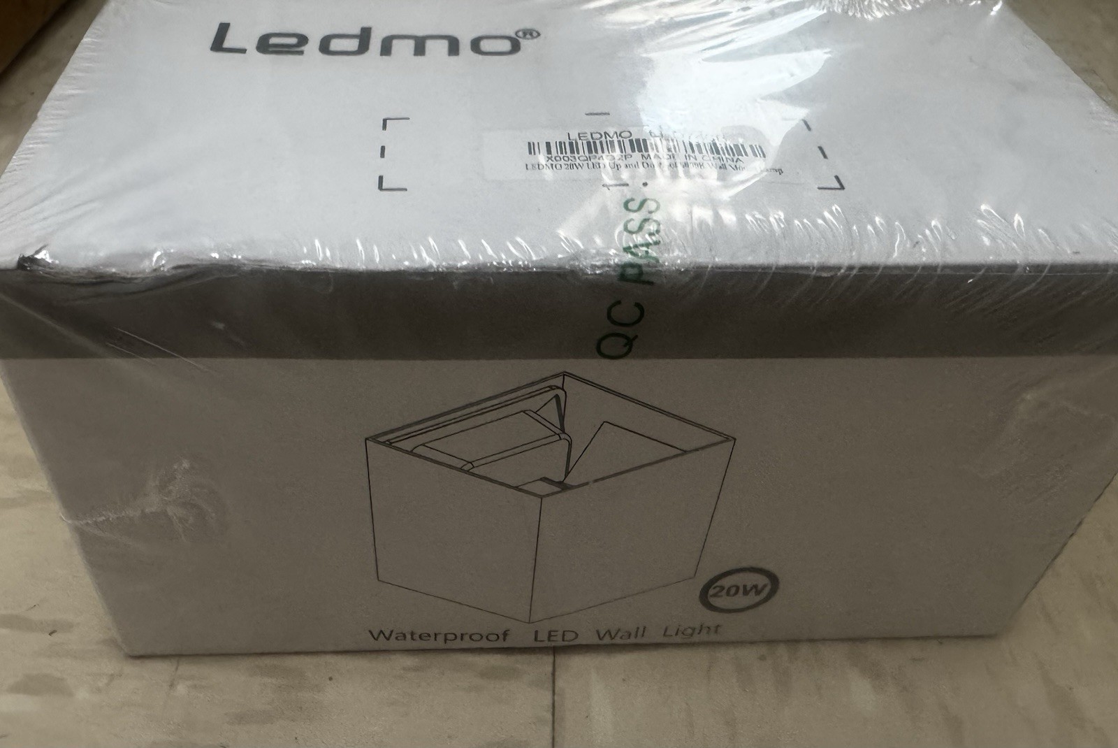 Ledmo Waterproof LED Wall Light 20W 2000LM 85-265V White/Warm/Nature White