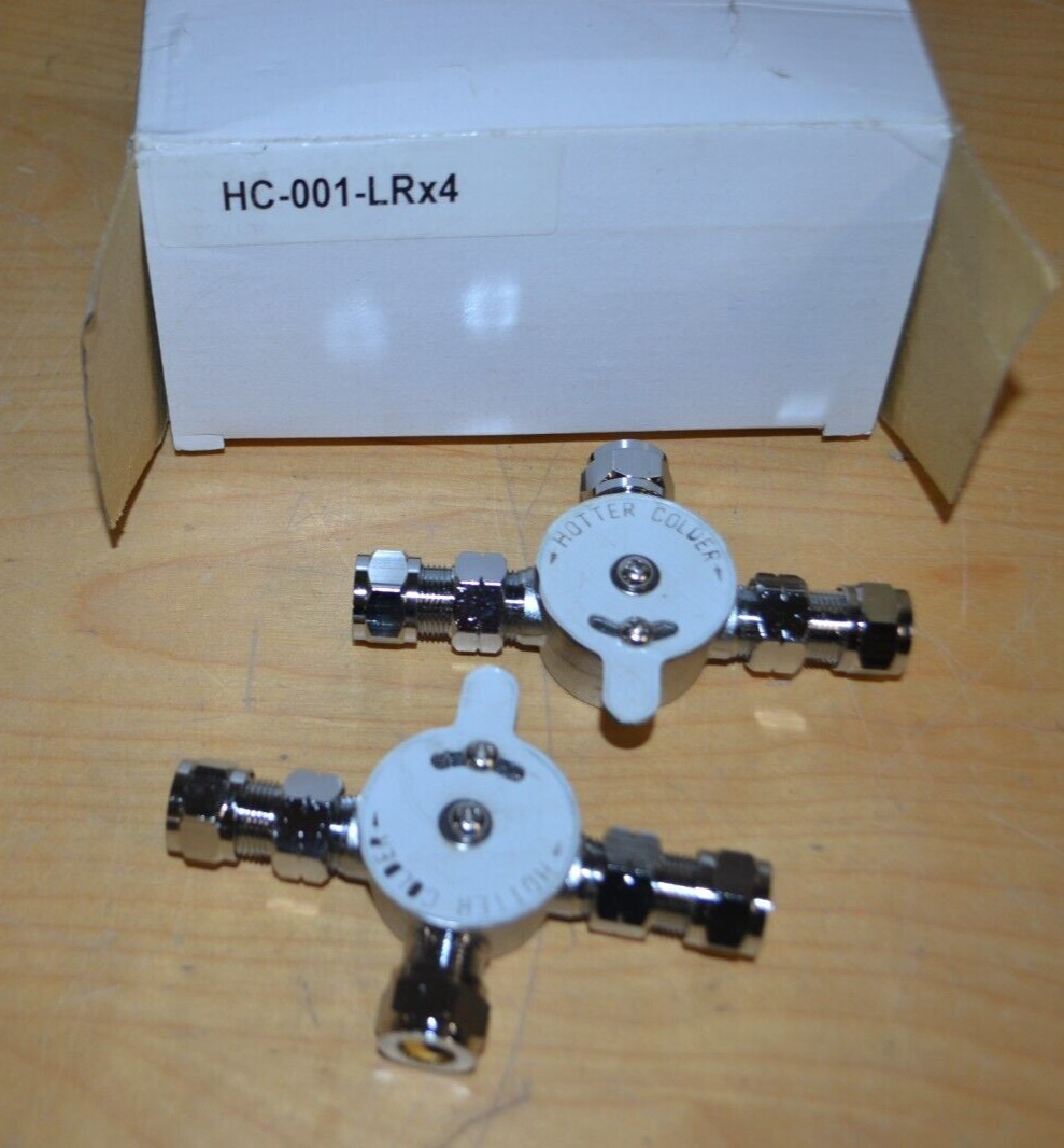2 ~ Hydrotek Mechanical Mixing Check Valve 3/8" compression ~ HC-001-LR ~  (p)