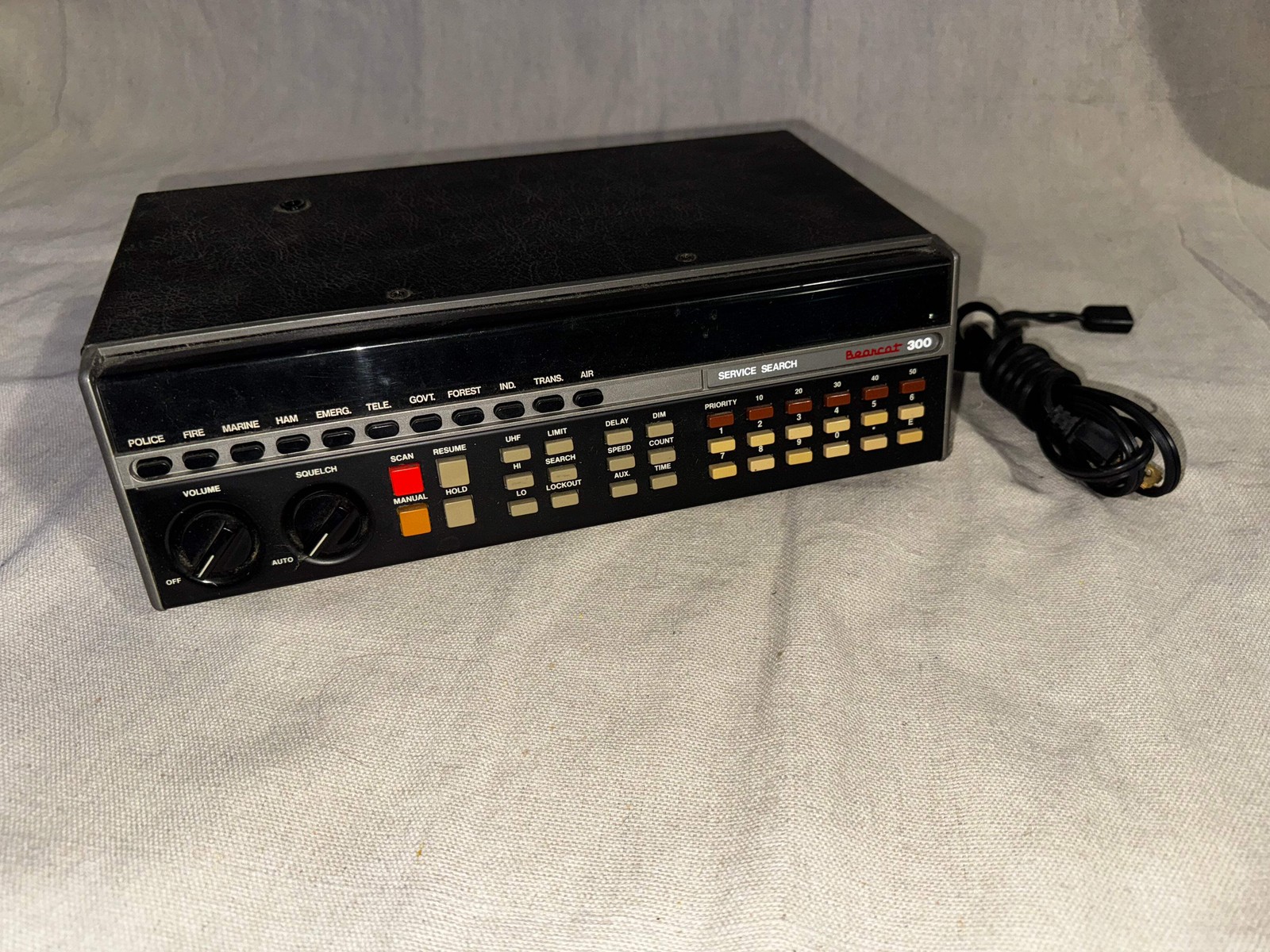 Bearcat BC-300 50ch Programmable Mobile Base Scanner Radio