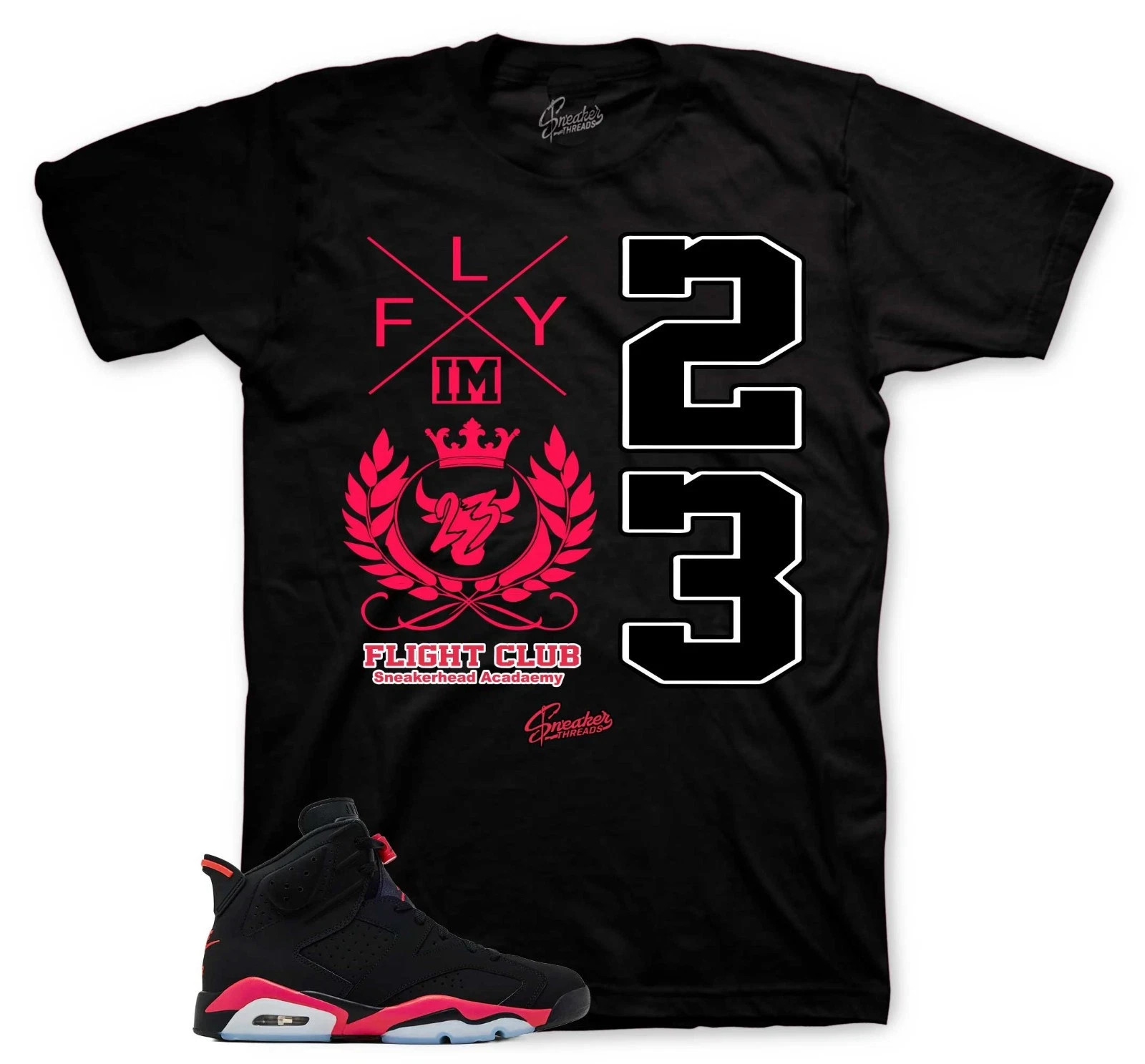 Shirts To Match JD6 infrared Sneakers - Crest Tees