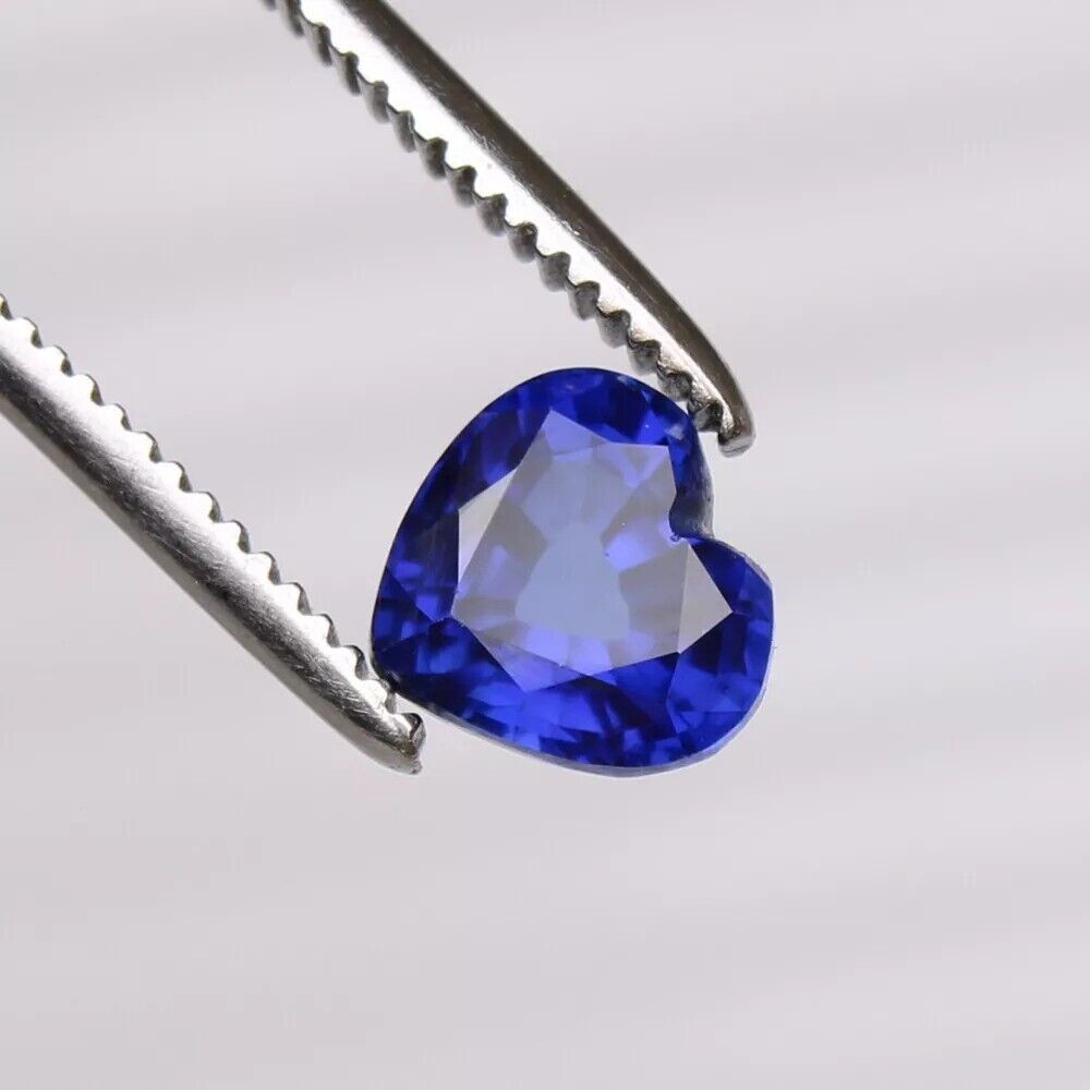6.00 Ct. Royal Ceylon Blue Sapphire Heart Cut Precious Finest Loose Gemstone