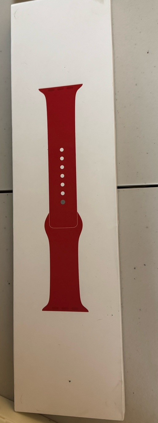 APPLE WATCH 41MM SPORT BAND SIZE S/M MP703AM/A - RED